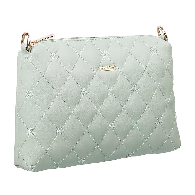 mochi women lightgreen zip top sling bag mochi women lightgreen zip top sling bag