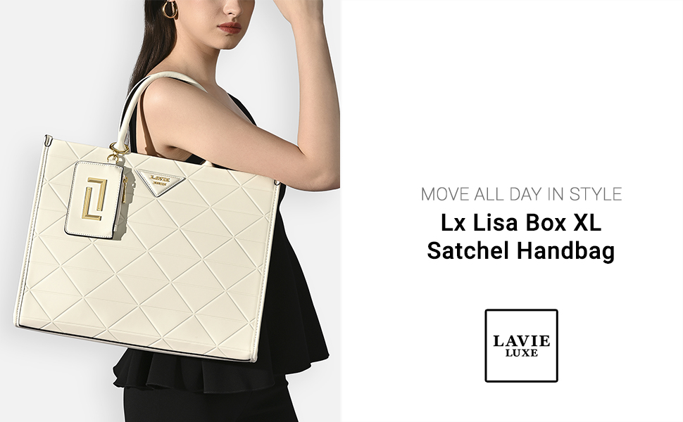 lavie luxe women's lisa box satchel handbag lavie luxe women's lisa box satchel handbag